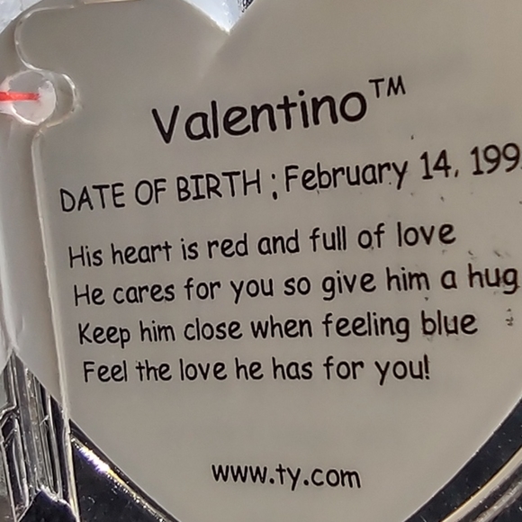 Rare ty Valentino beanie baby - Picture 6 of 10